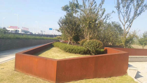 江门耐候钢挡土墙